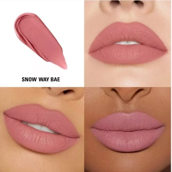 🆕💄KYLIE COSMETICS Matte Lip Kit - SNOW WAY BAE 302 Matte Liquid Lipstick liner - Picture 4 of 9